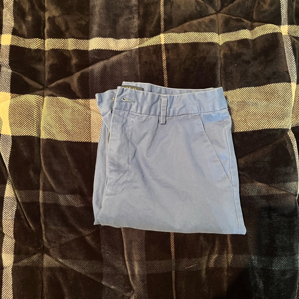 Polo Ralph Lauren Men's Blue Classic Fit Khakis Size (20) - Picture 6 of 6